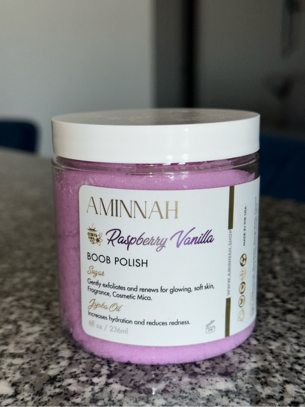 Aminnah "Raspberry Vanilla" Boob Polish